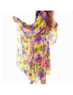 Kimono playa mujer estampado a todo color Juicy