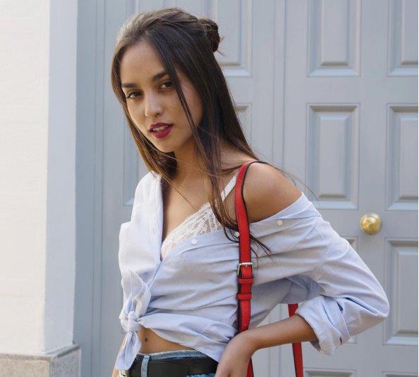 sacar la lenceria al exterior bralette Brillante